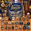 Milwaukee Brewers 2026 First 100 Win Season Advent Calendar - front box with numbered holiday items