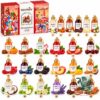 MONIN 2026 Advent Calendar 24 Syrup Bottle Ornament Charms - box and numbered charms