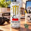 Monster Energy Snoopy Peanuts Edition Can Tumbler - front view with Snoopy and Monster claw logo