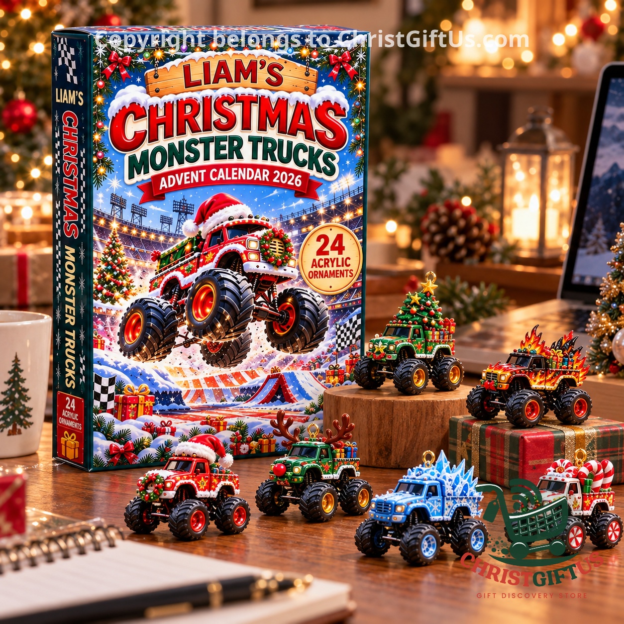 Monster Trucks Christmas Advent Calendar 2026 – Photo 4 Monster Trucks Christmas Advent Calendar 2026 - photo 4