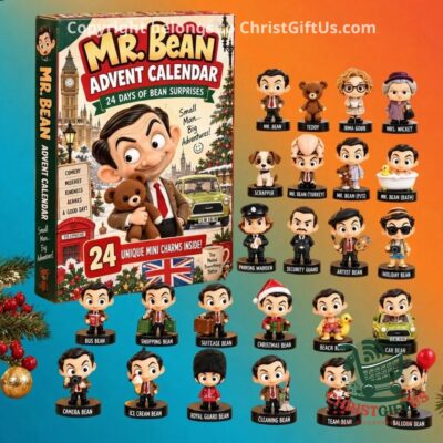 Mr Bean advent calendar box with the full set of designs