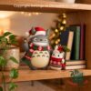 My Neighbor Totoro Christmas 2026 3D Ornament - front view with Totoro and smaller companion