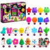 Nee Doh 24-Day Christmas Surprise Advent Calendar 2026 - box and 24 numbered stress ball designs