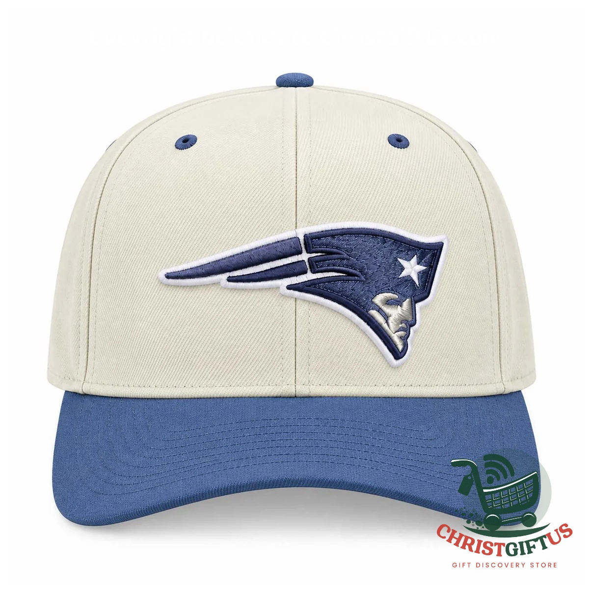 New England Patriots Rivalries 2026 Cap - front view showing embroidered Patriots emblem