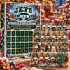 New York Jets mini garden gnome advent calendar with the gnome lineup