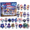 New York Rangers x Bluey Christmas 2026 Advent Calendar - box with the character and hockey charm lineup