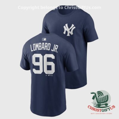 New York Yankees George Lombard Jr. Home T-Shirt - front and back views