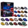 Nissan GT-R 2026 advent calendar box with GT-R cars in many colours