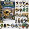 Notre Dame Fighting Irish 2026 Christmas Advent Calendar - front box with numbered ornament designs