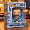 NYCC Star Wars Obi-Wan Kenobi Kyber Crystal Edition Funko Pop - front and side packaging view
