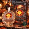 OakHaven Spirits Haunted Harvest Whiskey Bottle - front view with decorative box