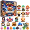 One Piece 29th Anniversary Devil Fruit Advent Calendar - box and character figurines displayed together