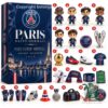 Paris Saint-Germain advent calendar box with numbered football-themed contents