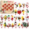Peanuts Snoopy Christmas 2026 Advent Calendar - front box with numbered countdown doors