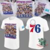Philadelphia 76ers 2026 Opening Night T-Shirt - front and back views