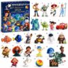 Pixar 40th Anniversary 2026 Advent Calendar - box and numbered character ornaments displayed