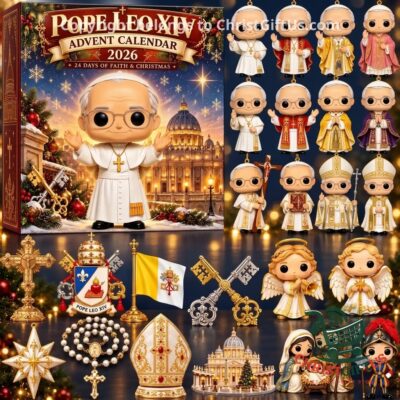 Pope Leo XIV 2026 2026 Christmas Advent Calendar - front box artwork
