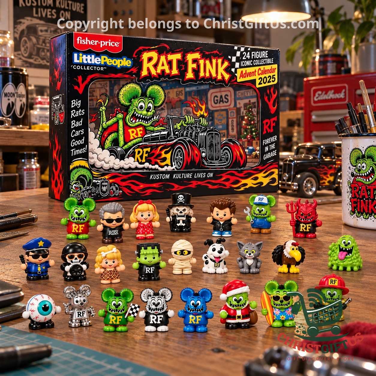 Rat Fink 2026 Advent Calendar – Photo 4 Rat Fink 2026 Advent Calendar - photo 4