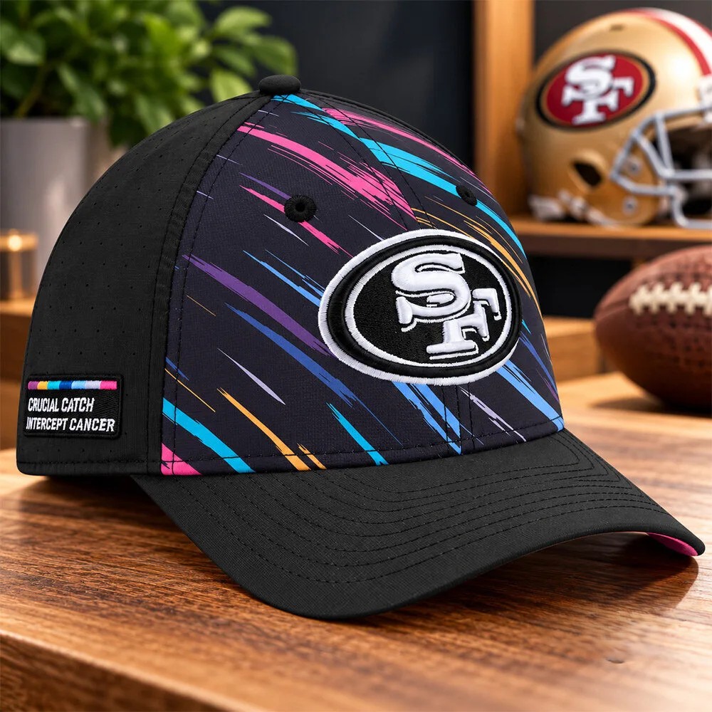 Russell Wilson San Francisco 49ers NFL Crucial Catch Cap - photo 3
