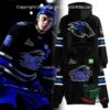 Saint John Sea Dogs Sea Dog Pullover Hoodie - front and back views