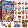 SpongeBob SquarePants Hershey's 2026 Advent Calendar - front package with snowy Bikini Bottom artwork
