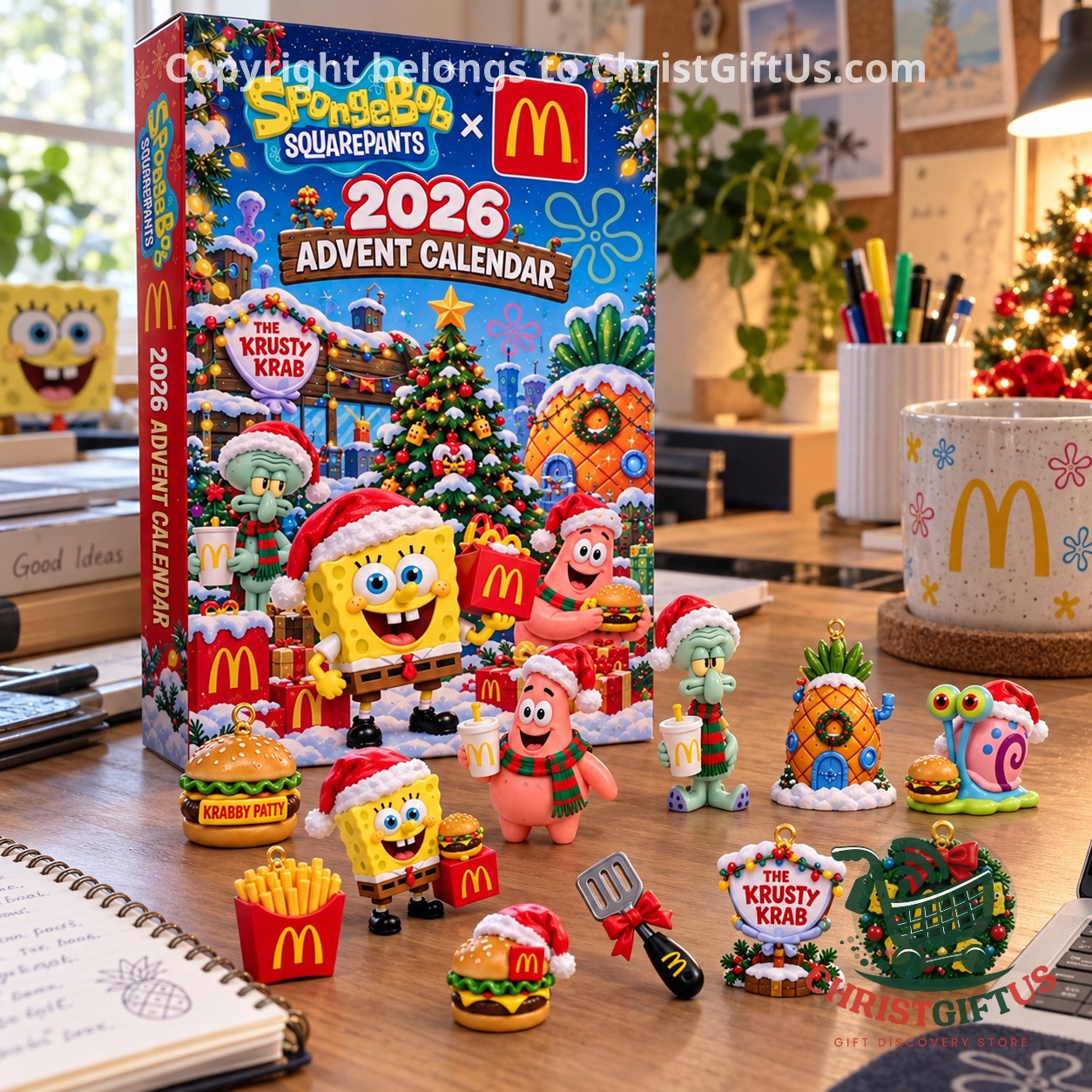 SpongeBob SquarePants x McDonald's 2026 Christmas Advent Calendar - photo 2