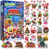 SpongeBob SquarePants x M&M's 2026 Advent Calendar - front box artwork