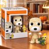 Mummy Snoopy and Woodstock figures beside their Halloween box