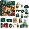 Starbucks Bearista Advent Calendar - front packaging with numbered doors and holiday artwork