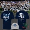 Tampa Bay Rays 2026 ALCS Take October T-Shirt - front and back views with matching cap