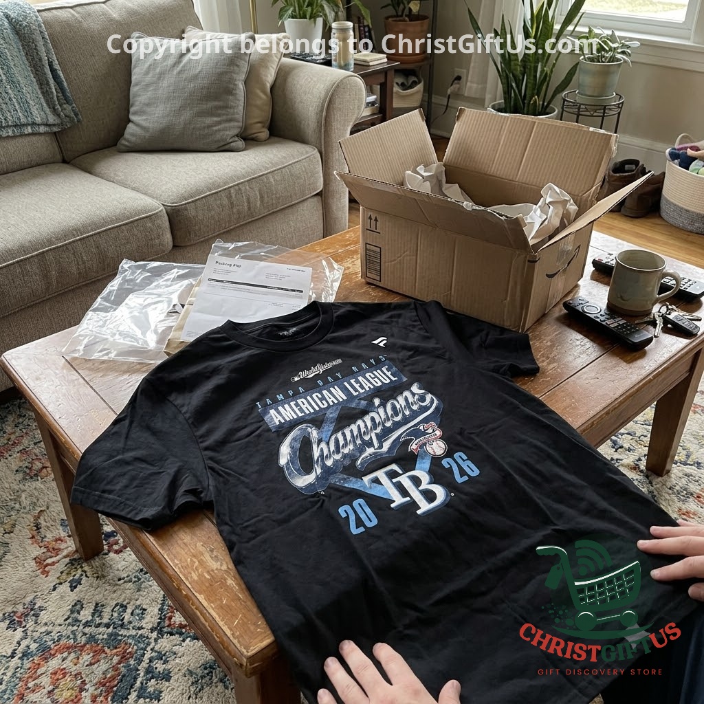 Tampa Bay Rays 2026 World Series American League Champions T-Shirt - photo 3