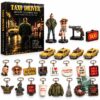 Taxi Driver 2026 New York Christmas Advent Calendar - full box and collectible contents display