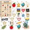 Teacher 24 Days of Thanks Advent Calendar 2026 - front box and numbered classroom-themed contents
