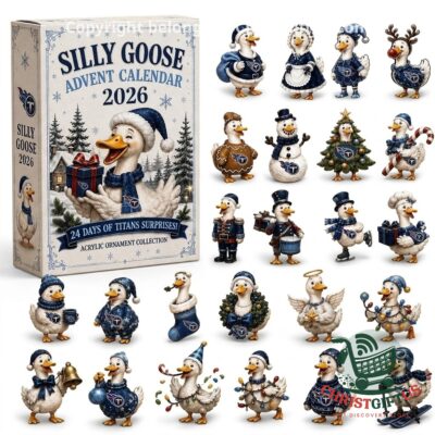 Tennessee Titans Silly Goose advent calendar with the full set of geese