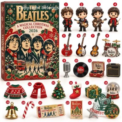 The Beatles 2026 Advent Calendar - front box artwork