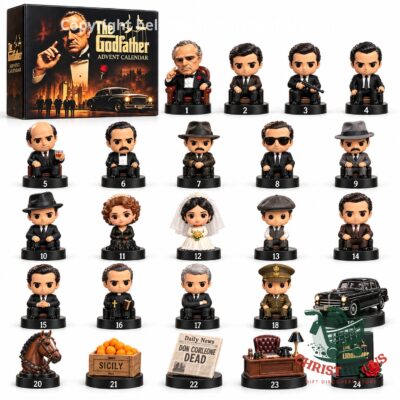 The Godfather 2026 Advent Calendar - box and all 24 numbered figures displayed