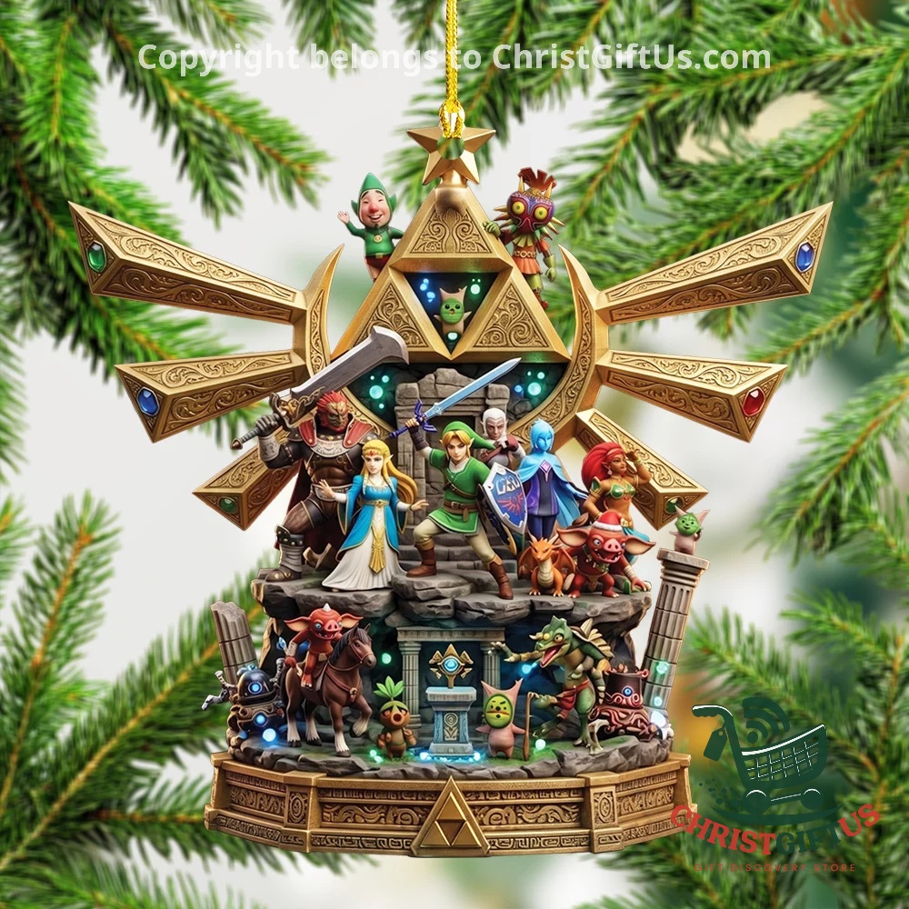 新品 アスティエ エンゲージリング オーナメント Z40 Zelda 40th Anniversary Christmas Acrylic Ornament