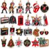 Full set of Rolling Stones Christmas designs
