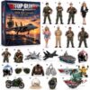 Top Gun 40th Anniversary 2026 Advent Calendar - front box with numbered character ornaments
