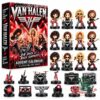 Van Halen Rock Surprises Christmas Advent Calendar - box with the band and gear charm lineup
