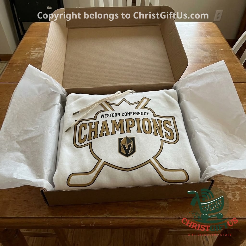Vegas Golden Knights 2026 Western Conference Champions Hoodie - photo 2