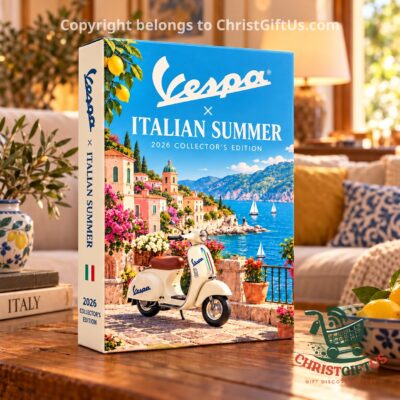 Vespa Italian 2026 Advent Calendar - front and side box view