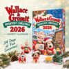 Wallace & Gromit Inventor's Christmas 2026 Advent Calendar - front box and character display