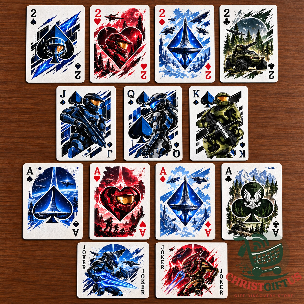 Xbox Halo Master Chief 2026 Playing Cards – Photo 4 Xbox Halo Master Chief 2026 Playing Cards - photo 4