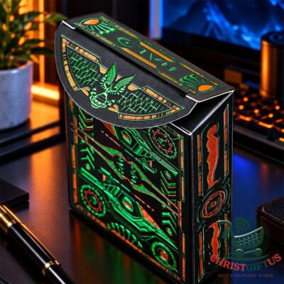 Xbox Halo Master Chief 2026 Playing Cards - front three-quarter view of decorated card box